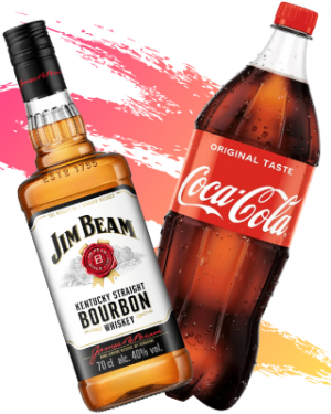 Jim Beam 0,7l+ Coca Cola 1,25l